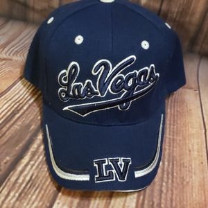 New navy Las Vegas LV baseball cap hat